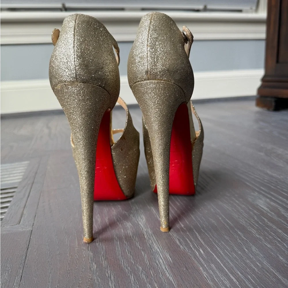 Christian Louboutin Exagona 160 Glitter Heel